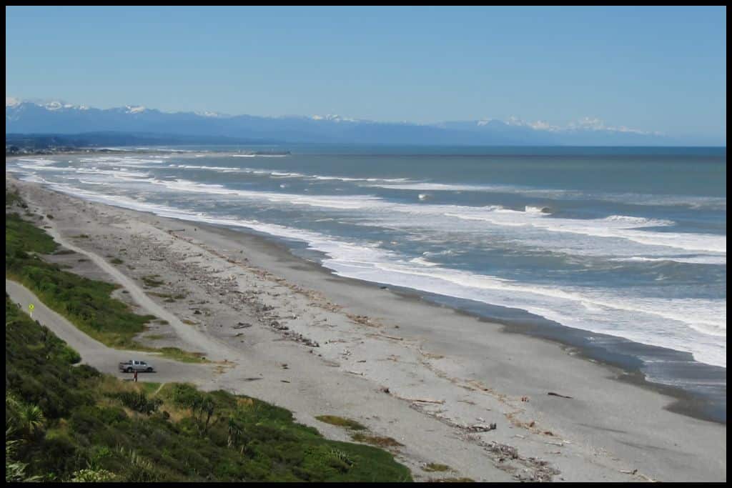 The view of the coast from the Point Elizabeth Walkway